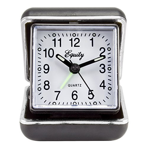 Equity by La Crosse 20080 Folding Travel Quartz Alarm Clock Walmart