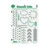 8.5" x 12" Papercrafting Template PF Diamond Folds