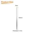 thumbnail image 2 of Uxcell 50pcs Nickel Strip 0.15x8x100mm Nickel Plated Steel Strip for Lithium Battery, 2 of 7