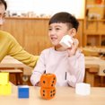 thumbnail image 3 of Large EVA Dice for Playing Portable Party Game Props Orange Color Fits Well in Hands 2 Pieces, 3 of 8