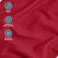 thumbnail image 3 of Bare Home Funda de Almohada Corporal - Cierre de Cremallera - Ultra Suave - Doble Cepillado - Rojo, 3 of 8