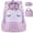 Purple, variant on 3Pcs Backpack Set for Girls, Kids Bookbag with Insulated Lunch Bag & Pencil Case, Cute Bag for Elementary Preschool Gift, Pink