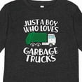 thumbnail image 4 of Inktastic Just a Boy Who Loves Garbage Trucks Boys Long Sleeve Toddler T-Shirt, 4 of 5