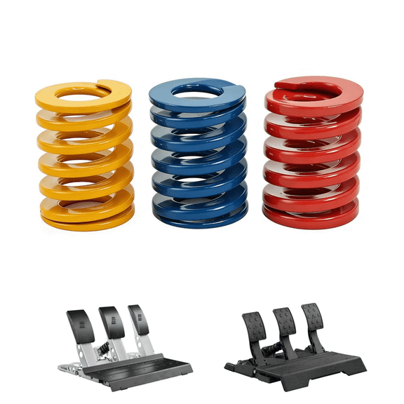 Stiffness Upgrade Spring Kit For Fanatec CSL & CSL Elite Pedals V2 Brake, Replace Rubber Damper For Realistic Real-Car Driving Feel
