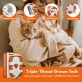 thumbnail image 3 of Cepillo de vapor Groomiez Cat para perder pelo con aerosol nebulizador, recargable por USB, 3 of 7