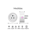 thumbnail image 2 of 3pz Enchufe Inteligente Wifi Smart Plug Alexa Google Home, 2 of 4