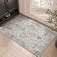 thumbnail image 1 of KUETH 2'x3' Area Rugs for Living Room, Machine Washable Rugs, Non Slip Vintage Lightweight Indoor Rug, Ultra Thin Low Pile Chenille Print Rug for Entrance Bedroom Dining Room Home Office, 1 of 6