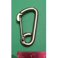 thumbnail image 3 of US STAINLESS 2 Pieces Stainless Steel 316 Spring Hook Carabiner 5/16" (8mm) Marine Grade Safety Clip, 3 of 3