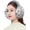 Gray Leopard Printed, variant on Women's Winter Earmuffs Plush Faux Fur Ear Muffs Outdoor SKI Ear Warmers for Cold Weather