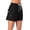 Black, variant on Women's Quick Dry Water Board Shorts - Lightweight, Functional, Comfortable Swim Bottoms (FB006) - Navy - Medium