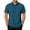 Deep Blue, variant on RICHCOIN Short Sleeve Mens Dress Shirts Casual Solid Shirts for Men Button Down Business Shirt