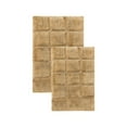 thumbnail image 2 of BNM Non-Slip Washable Bath Rug Set, 20" x 30", 24" x 36", Toast, 2 of 8
