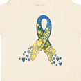 thumbnail image 4 of Inktastic Down Syndrome Awareness Blue and Yellow Hearts Ribbon Boys or Girls Toddler T-Shirt, 4 of 5