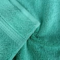 thumbnail image 4 of Superior 800 GSM Egyptian Cotton Heavyweight Face Towel Set of 6, Turquoise, 4 of 10