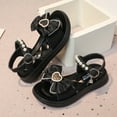 thumbnail image 7 of Xijirk Girls Sandals Thick Soled Comfortable Soft Soled Princess Love Butterfly Sandals,Size 10.5, 7 of 7