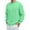Green, variant on Men's Sweatshirts Solid Color Long Sleeved Hoodless Sweatshirt Keep Warm Pullover Shirts,Sportswear, Fall Sweatshirts for Men