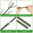 thumbnail image 3 of Uxcell Plant Support Stakes Set, 8 Pcs Twig Plant Stem Support Structures 43.3" Plants Branches Supports with Extension Poles, Orchid Clips, Plants Tie for House Potted Monstera, Brown, 3 of 6