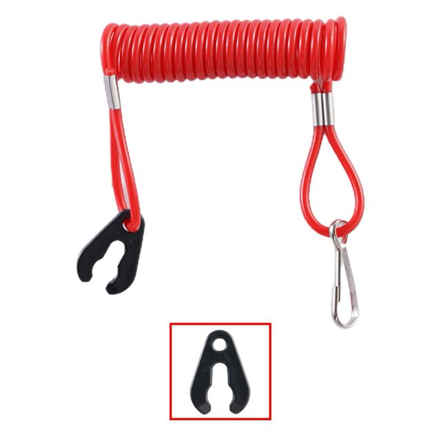 Boat Kill Engine Stop Switch Safety Lanyard Clip For Yamah Outboard a Moto T4P3