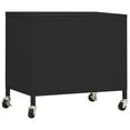 thumbnail image 3 of vidaXL Storage Cabinet Black 60x35x56 cm Steel, 3 of 5