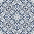 thumbnail image 1 of Ahgly Company Indoor Square Patterned Platinum Gray Novelty Area Rugs, 3' Square, 1 of 6