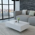 thumbnail image 1 of vidaXL Coffee Table High Gloss White, 1 of 3