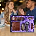 thumbnail image 4 of Meottam 6 Pack Men's Gift Box Set, Leather Belt, Wallet, Wrist Watch, Pen, Keychain and Bracelet for Valentine's Day, Fatherâs Day, Birthday & Xmas Gifts for Dad, Husband, Boyfriend (Set D), 4 of 7