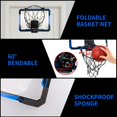 thumbnail image 4 of Aro de baloncesto interior para niños Aros de baloncesto sobre la puerta con iluminación LED y marcador de audio Mini aro de baloncesto Juguetes de baloncesto Regalos para niños de 5 6 7 8 9 10 11 12, 4 of 7