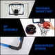 thumbnail image 4 of Aro de baloncesto interior para niños Aros de baloncesto sobre la puerta con iluminación LED y marcador de audio Mini aro de baloncesto Juguetes de baloncesto Regalos para niños de 5 6 7 8 9 10 11 12, 4 of 7