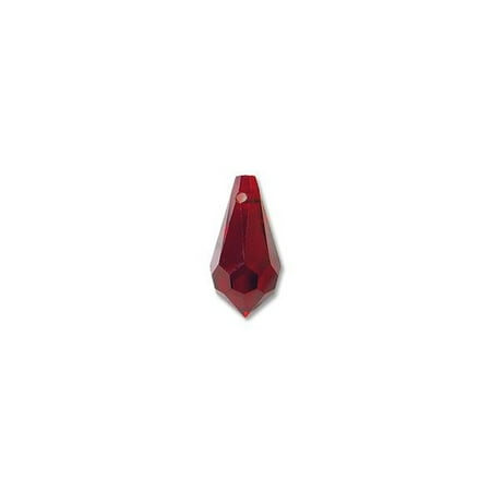 - Swarovski Crystal Drop Pendant 6000 13x6.5mm Siam (Package of 1)