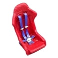 thumbnail image 4 of Adorno de resina para asiento de coche con arnés de carreras en miniatura a escala 1/64, cinturón de arnés simulado, asiento de cubo para maqueta de Estilo A, 4 of 9