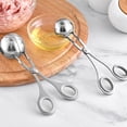 thumbnail image 2 of MasteelfCA 2Pcs Stainless Steel Meatball Makers Convenient Meatball Baller Tools Silver, 2 of 9