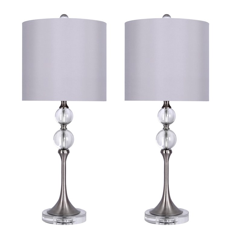 Regency Hill Julia 29 1/2 Tall Skinny Buffet Glam End Table Lamp