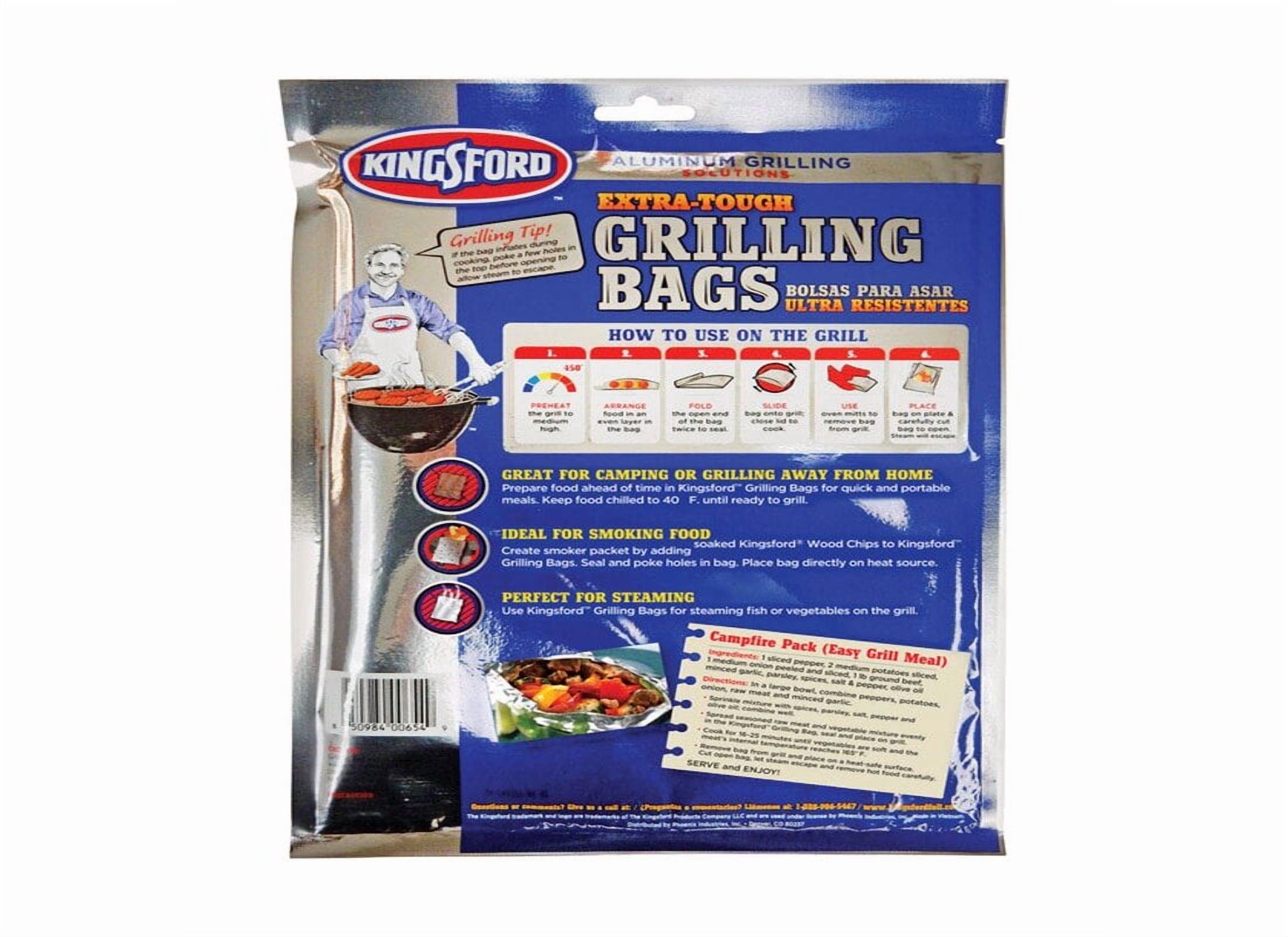 (2 pack) TRINIDAD BENHAM 4PK 15.5x10 Grill Bags 10259994115