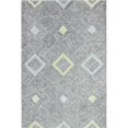 thumbnail image 1 of Bashian R131-IVGY-5X7.6-AL128 5 ft. x 7 ft. 6 in. Valencia Transitional 100 Percentage Wool Hand Tufted Rectangle Area Rug, Ivory & Grey, 1 of 1