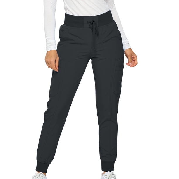 ICHUANYI Liquidación Pantalones casuales de mujer Cordón de cintura alta con pantalones largos con múltiples bolsillos ICHUANYI WER202308245839