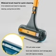 thumbnail image 5 of 2-in-1 Window Screen Cleaning Brush with Squeegee, Multi-Purpose Mesh Screen Cleaner for Patio Door Porch, 5 of 7