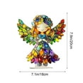 thumbnail image 3 of Litrail Acrylic Standing Tabletop Decor 20cm - Multicolor HD Print Angel Fairy Art, Waterproof Ornament for Living Room Windowsill, Ideal Gift, 3 of 6