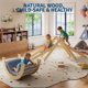 thumbnail image 3 of Qinaqin Plegable 8 en 1Triangle Climbing Set Indoor Playground Jungle Gyms para Toddlers 1-3 Baby Climber Kids Christmas Gift, 3 of 7