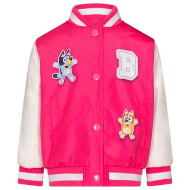 Bluey Bingo Varsity Bomber Jacket Toddler to Big Kid