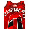thumbnail image 5 of ThunderCats Men's Headgear Classics Premium Embroidered Basketball Jersey (Small, Red), 5 of 6