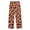 Coral Pink Leopard, variant on Wobogo Coral Pink Leopard Long Pajama Pants Bottoms Soft Sleepwear with Pockets