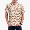 thumbnail image 1 of Balery Cowboy Western Camisa Polo de Hombre con Estampado, de Manga Corta y Tejido Medio, Camisa Tipo Golf Polo-4X-Large, 1 of 6