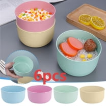 6 Pcs Cereal Bowls, Unbreakable Wheat Straw Fiber Bowl, Lightweight Kitchen Bowls Microwave & Dishwasher Safe BPA Free Bowls, E-Co Friendly Bowls Set for Cereal, Salad,Oatmeal, Soup,Snacks, Blue