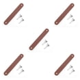 thumbnail image 3 of Billuyoard Tirador de cuero para armario Tiradores para muebles Tiradores para puertas Cocina Marrón Type2 NO2, 3 of 6