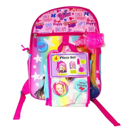 Backpack Insulated Bag - JoJo Siwa Girls Backpack Set Insulated Lunch Bag Water Bottle Squishy Ball