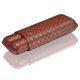 thumbnail image 1 of Portable Moisturizing Cigar Accessory Brown Leather Travel Cigar Case For 2 Tubes|cigar Accessories-M, 1 of 5