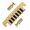 Golden, variant on Vintage Bridge Tailpiece with Fine Tuners Studs Guitar Stop Tailpiece Electric Guitar Replacement Parts