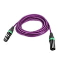 thumbnail image 2 of Stagecore 3M Purple XLR Male To Female Microphone Cable – 3-Pack – SMC3PP-3 2 of 6