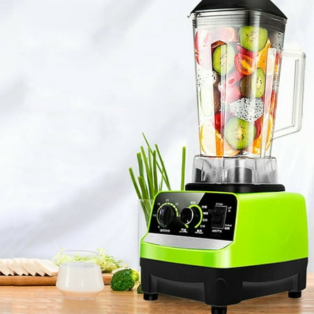 

Professional Blender Commercial Countertop Blender Smoothie Maker1300W Heavy Duty High Speed 50000rpm/min Kitchen Smoothie Blender Food Mixer 2L for Soup fish Crusing Ice Frozen Desser Shakes