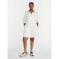 thumbnail image 2 of Athletic Works Women's and Women's Plus Bermuda Shorts, 7'' Inseam, Sizes XS-4X, 2 of 6